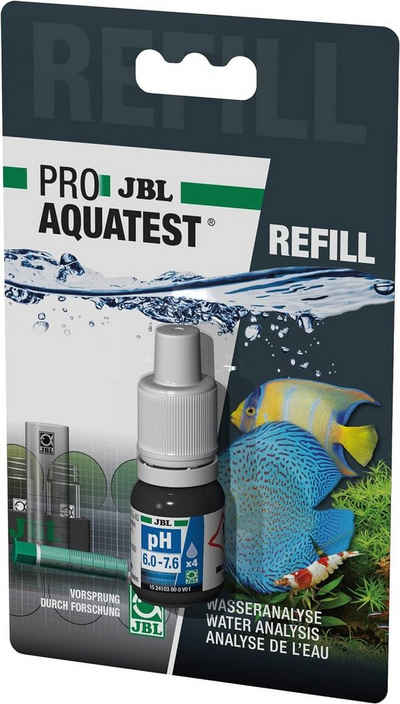 JBL GmbH & Co. KG Aquarium-Wassertest JBL PROAQUATEST pH 6.0 -7,6 Nachfüllflasche für JBLTestkoffer, pH 6.0 -7,6 Nachfüllflasche Testkoffer Wassertest