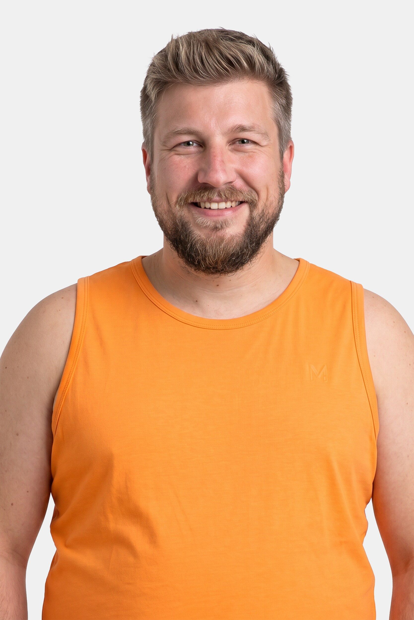 Men Plus T-Shirt Tanktop Basic 2er-Pack Rundhals