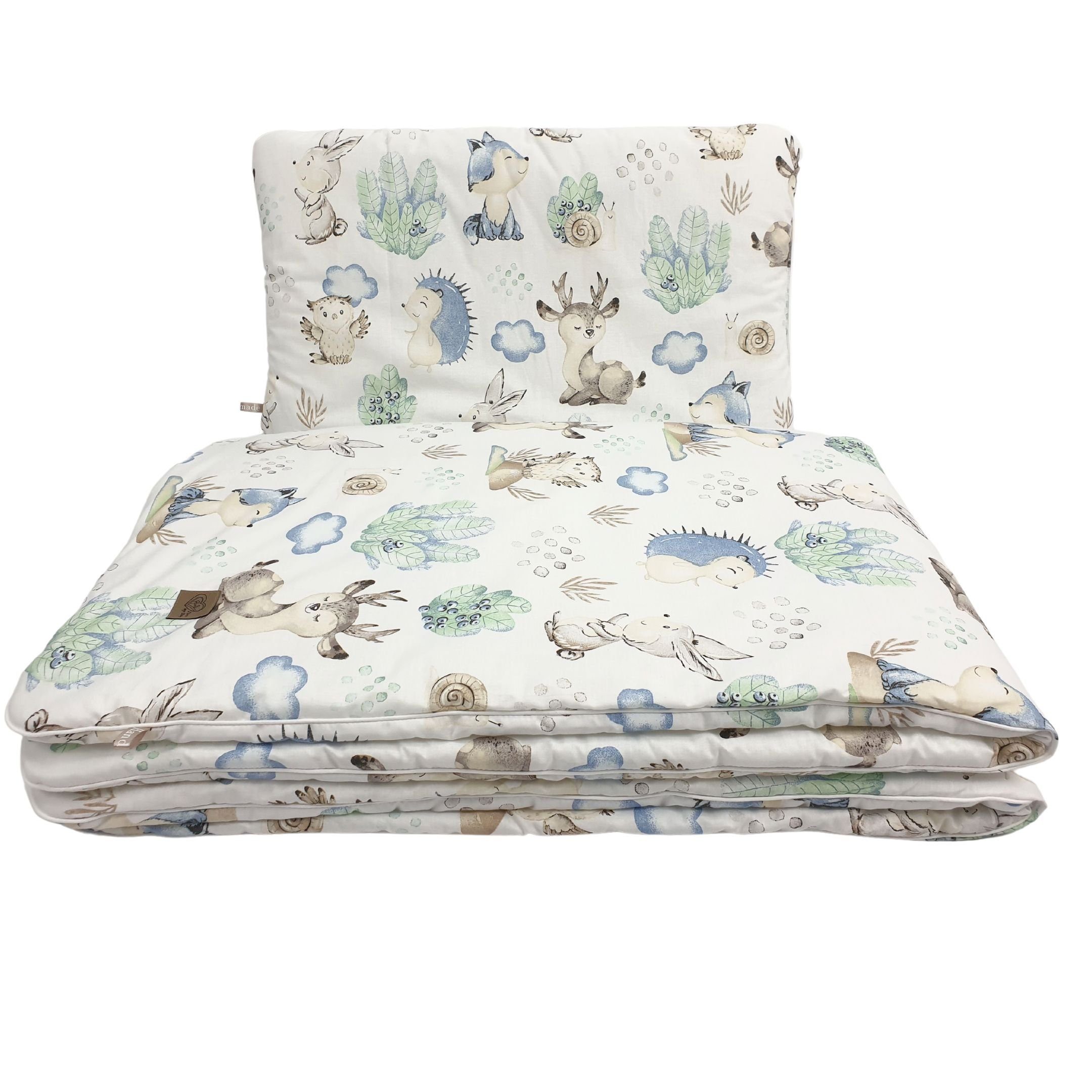 Babymajawelt Babybettbezug Baby Bett Set Igel grau 187 Ausstattung für Kinderbett 70x140 cm, 5tlg, (5 St), Modernes Design, Top Baumwolle, Made in EU. € 84,90, (€ 84,90 pro 1 Stk).