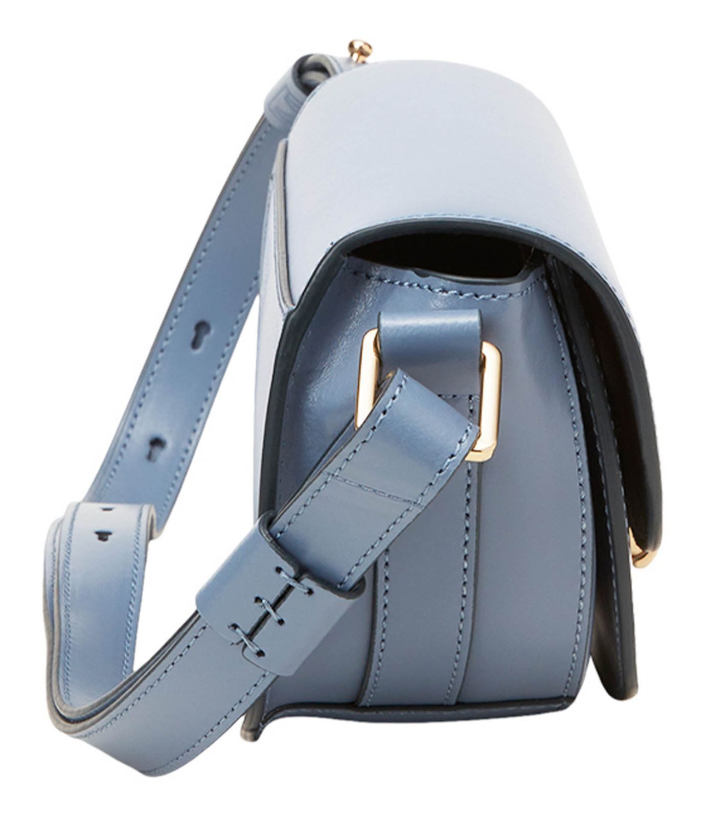 Marc O'Polo Schultertasche Crossbody Bag, aus echtem Kalbsleder