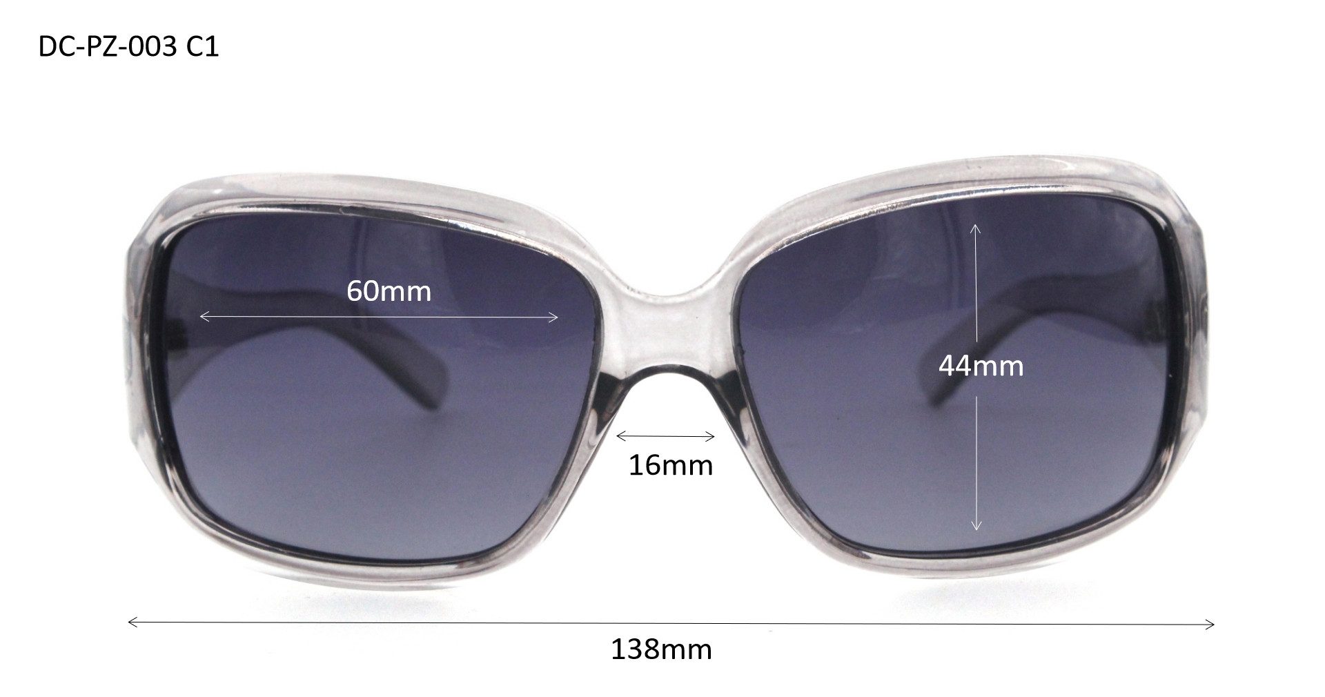 DanCarol Sonnenbrille DC-PZ-003-mit polarisierten Brillengläsern – Bild 5 von 5