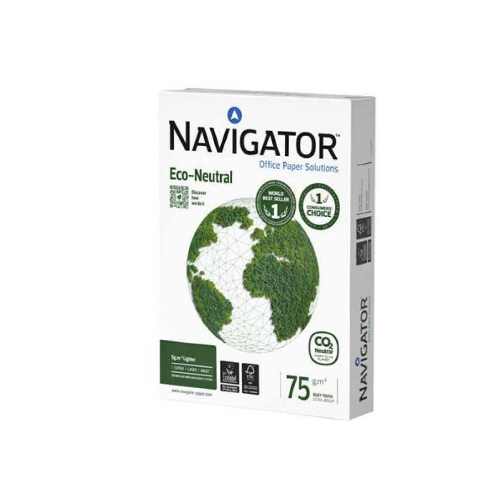 NAVIGATOR Drucker- und Kopierpapier Kopierpapier DIN A3 - 80g/m² - 500Blatt - weiß