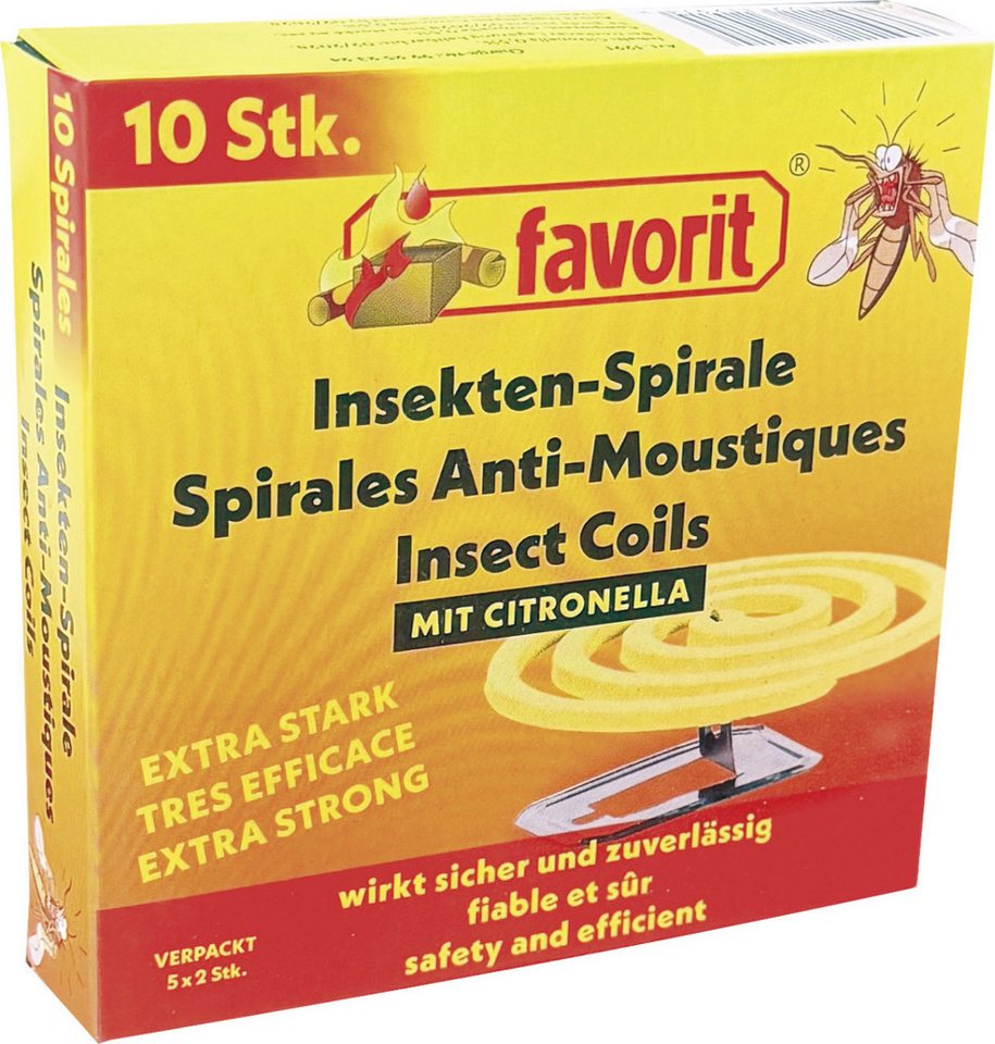 favorit Insektenvernichter Favorit Insektenspiralen zur Insektenabwehr mit