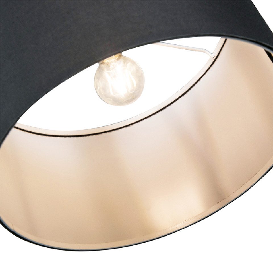 Qazqa Bogenlampe Vinossa, ohne Leuchtmittel, Warmweiß, QAZQA Bogen­lampe, e27, Schwarz, Stahl, Modern
