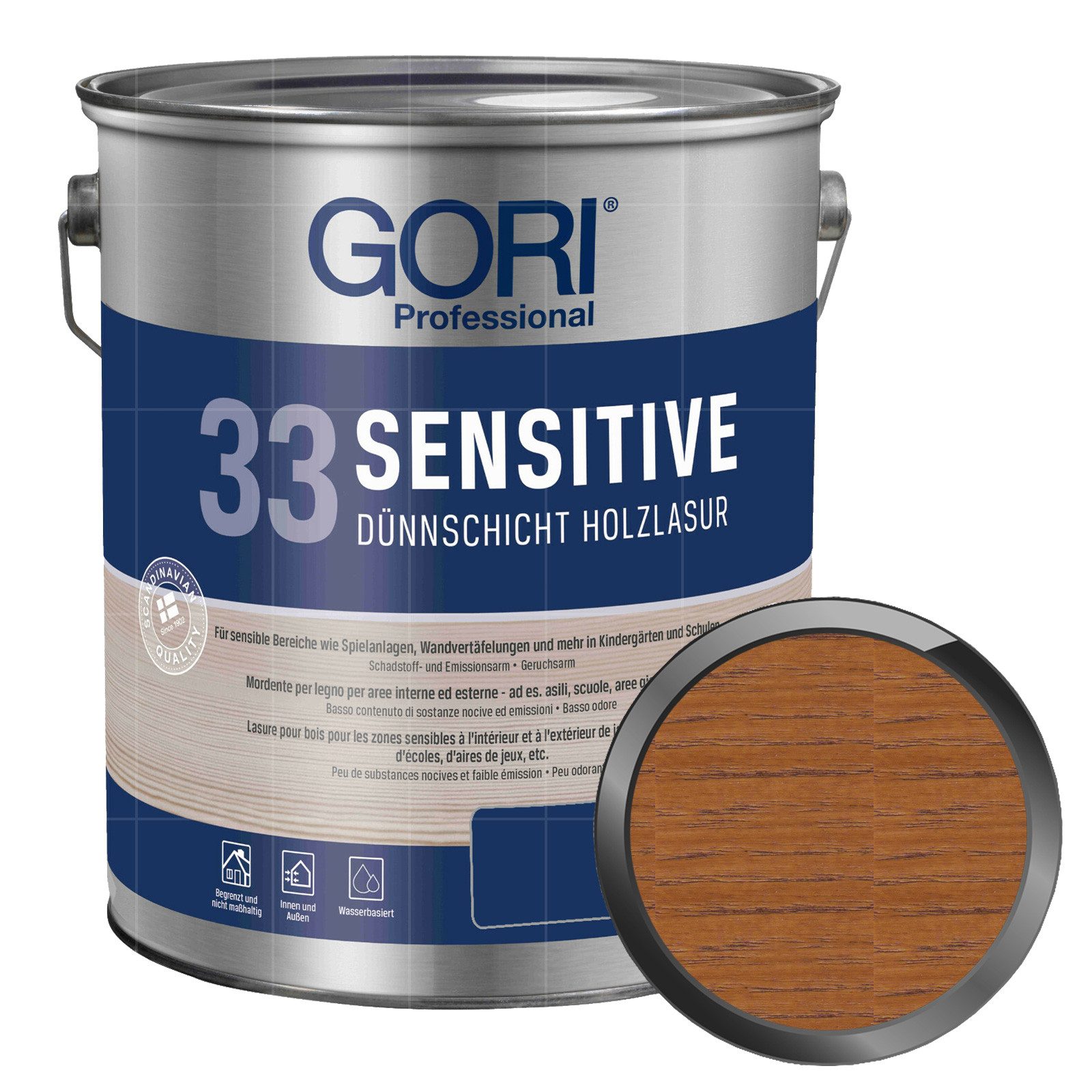 GORI Holzschutzlasur 33 Sensitive - 5 Ltr