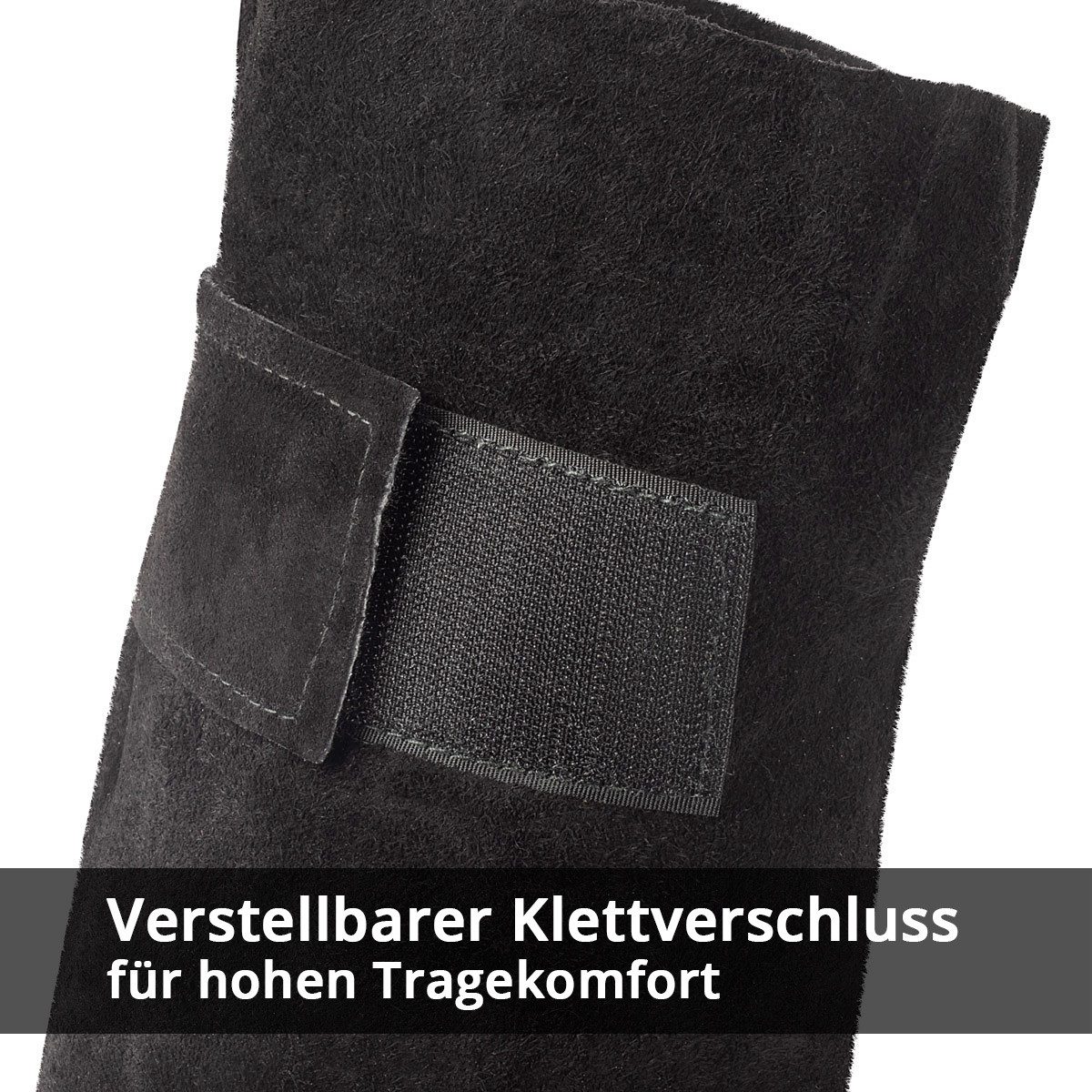 STAHLWERK Schweißerhandschuhe Schweißerärmel, Schweißerstulpen (Set, 1-St., Einzelartikel) feuerbeständig, schwer entflammbar – Bild 4 von 5