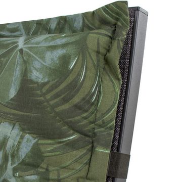 BURI Hochlehnerauflage 4x Auflagen Hochlehner für Gartenstuhl 120x48x7cm Sesselauflagen grün, (4 St)