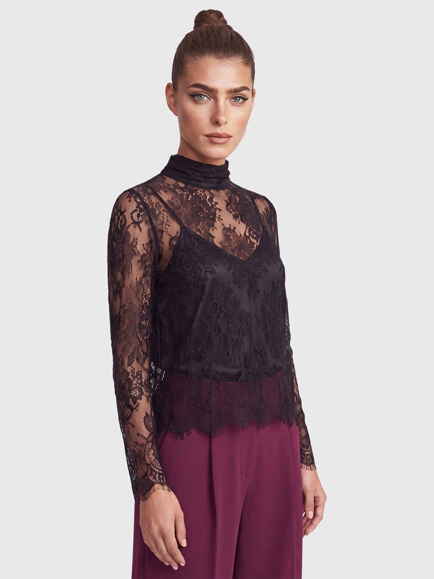 Apart Shirttop mit Satintop