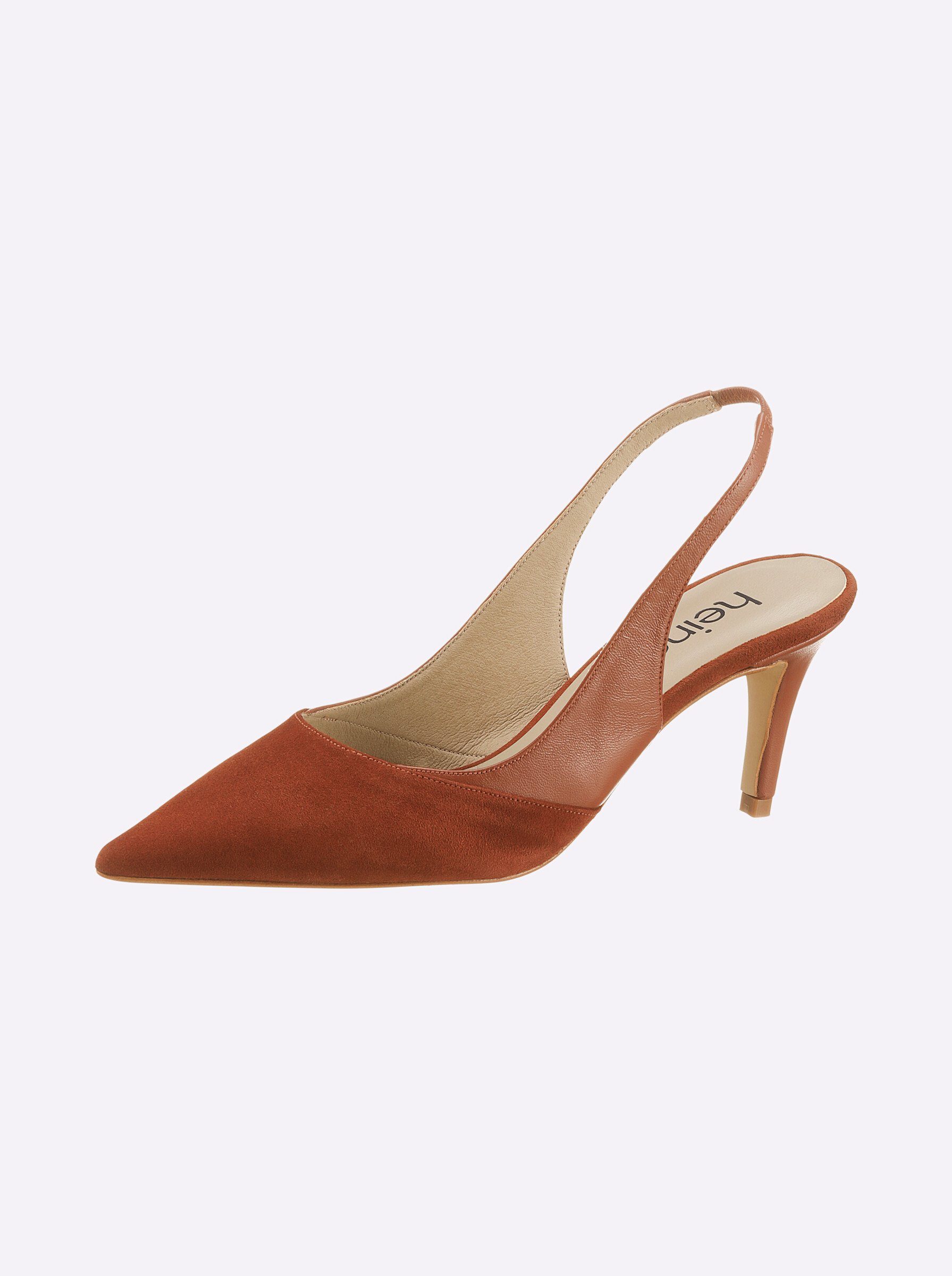 heine Pumps rostrot