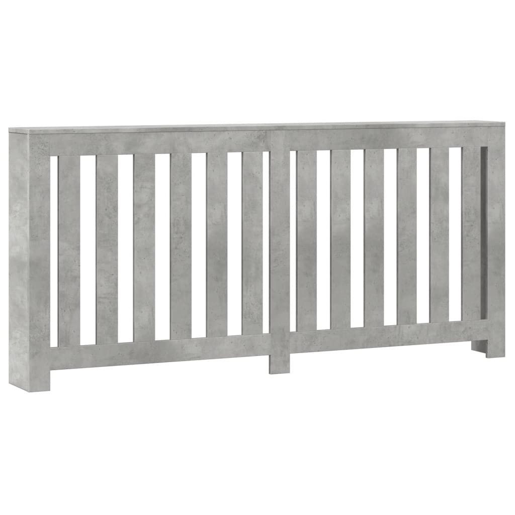 vidaXL Heizungsverkleidung 175 x 20 x 82 cm Heizkörperverkleidung Betongrau 175x20x82 cm Spanplat