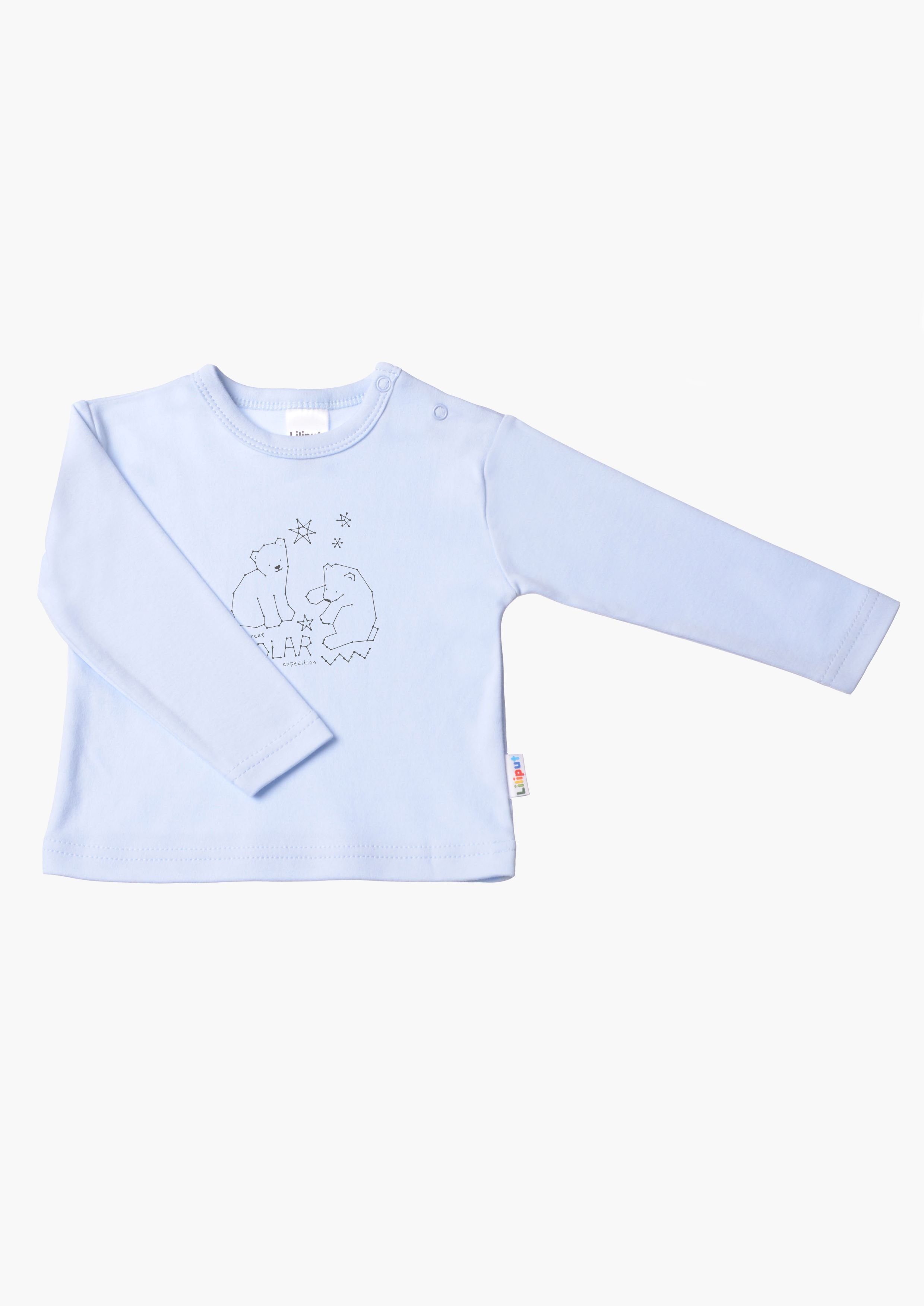 Liliput Langarmshirt Polar Bär mit Druckknöpfen auf der Schulter