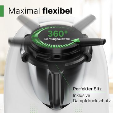Leckerhelfer - automatisch Lecker Küchenmaschinen Zubehör-Set DampfPRO - Dampfableiter passend für den Thermomix TM5 & TM6, Zubehör für Thermomix TM5 und Thermomix TM6, BPA-Free
