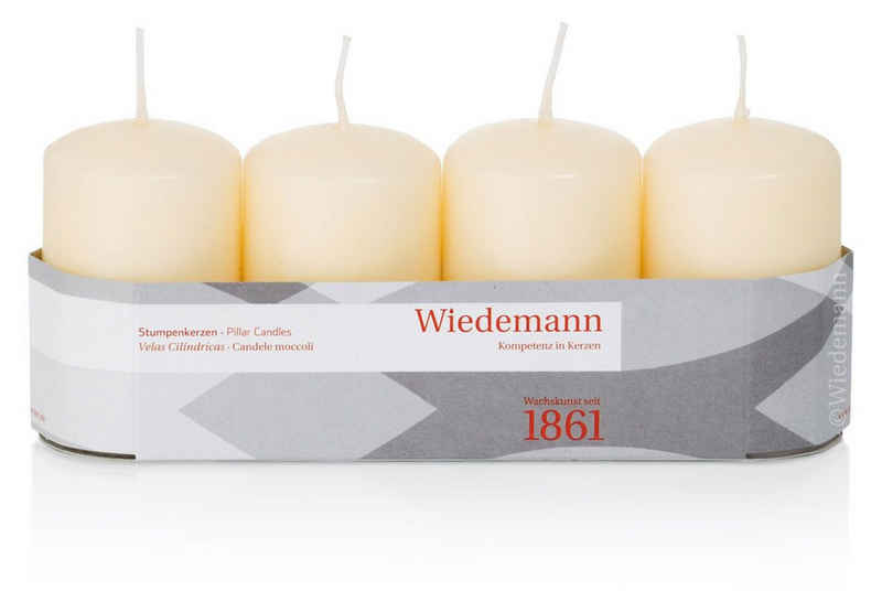 Wiedemann Scheibenfrostschutz Wiedemann 218155.073 Stumpenkerze - 80 x 50 mm, 4 Stück, bisquit