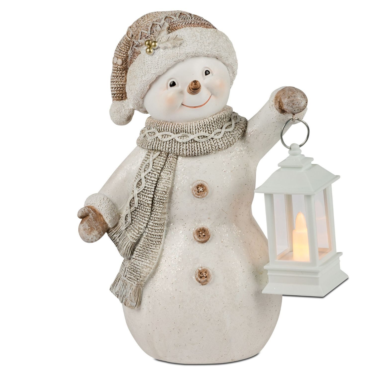 formano Dekofigur Winterzeit, Höhe: 22cm, Farbe: Mehrfarbig, Motiv: Schneemann