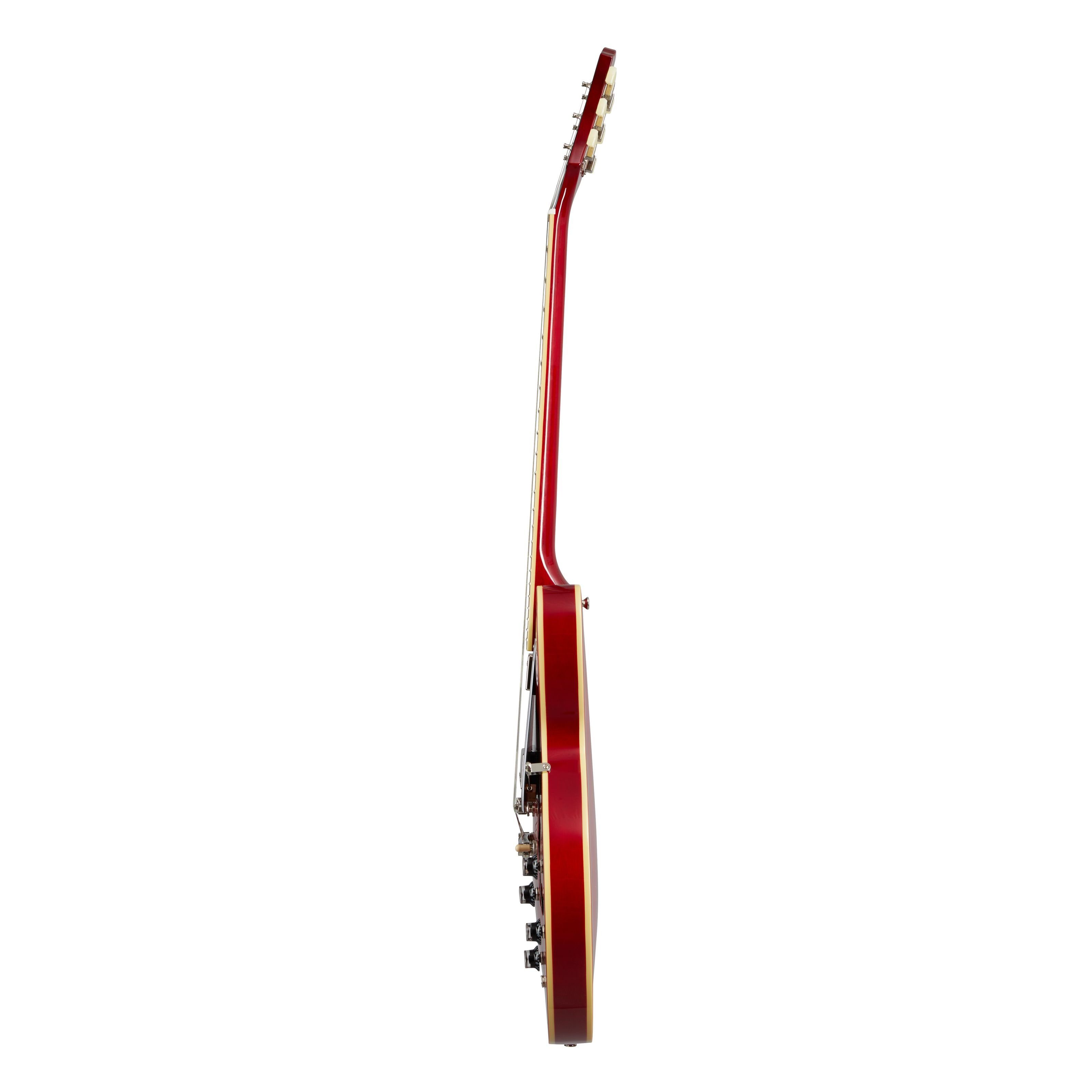 Epiphone Halbakustik-Gitarre, Halb-Akustik Gitarren, Semi Hollow-Modelle, Inspired by Gibson ES-335 Cherry - Halbakustik Gitarre