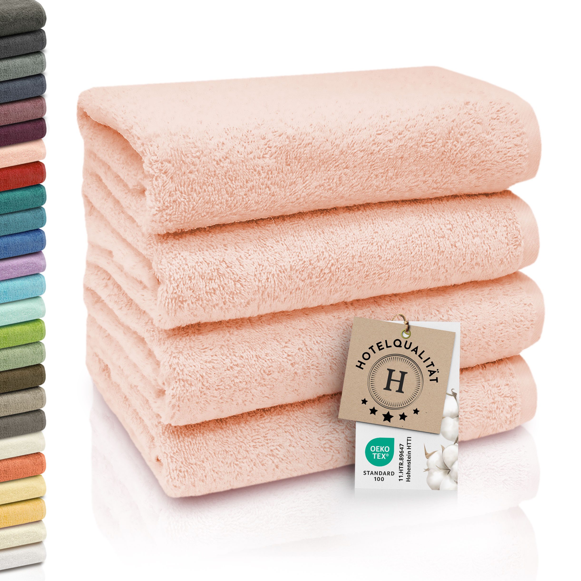 ZOLLNER Handtücher, Walkfrottier (4-St), 50 x 100 cm, 100% Baumwolle, alle günstig online kaufen