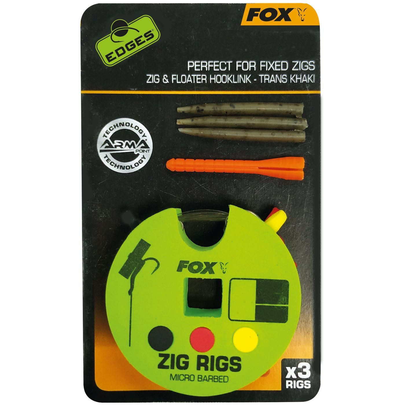 Karpfenhaken Fox Edges Zig Rig 8 12lb - Rig Karpfenrig