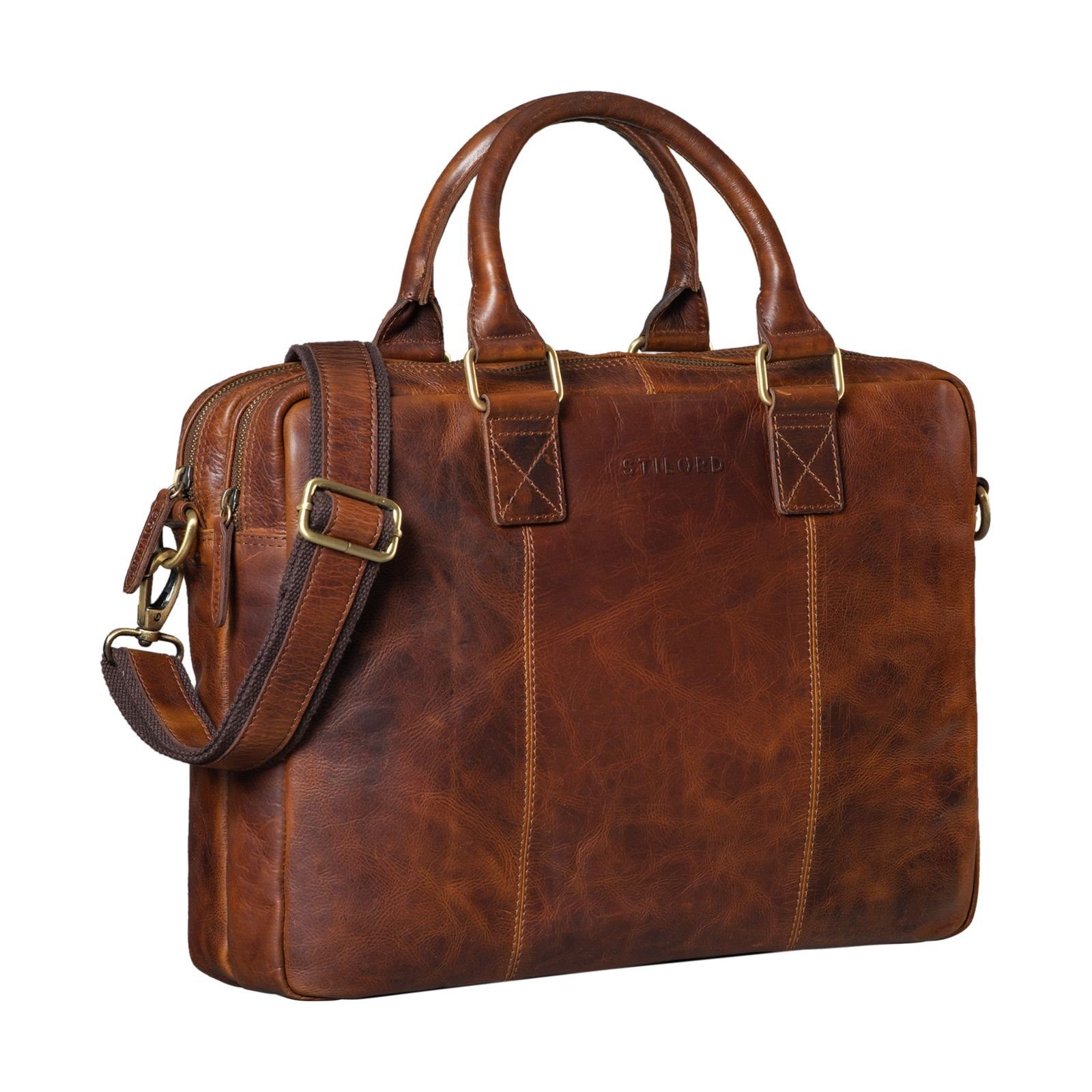 Laptoptasche "Zacharias" Businesstasche Leder Aktentasche