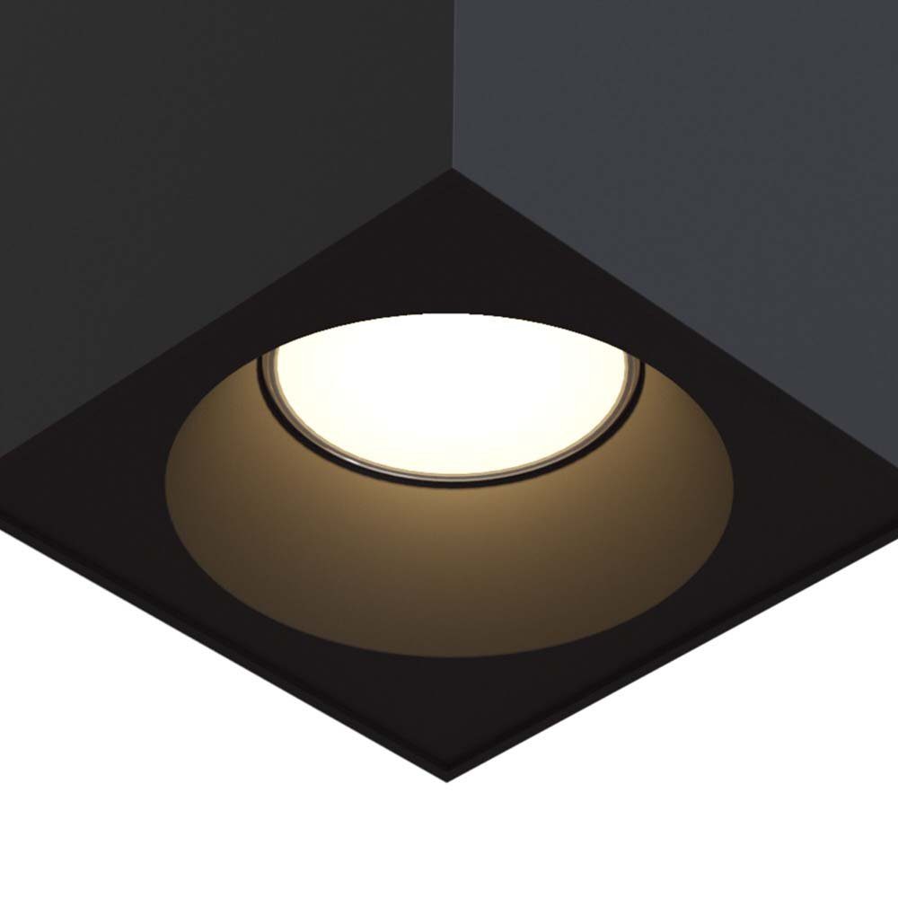Schwarz Deckenleuchte Lampe IP65 Badezimmerleuchte Deckenspot LxB Deckenspot, Maytoni Alu