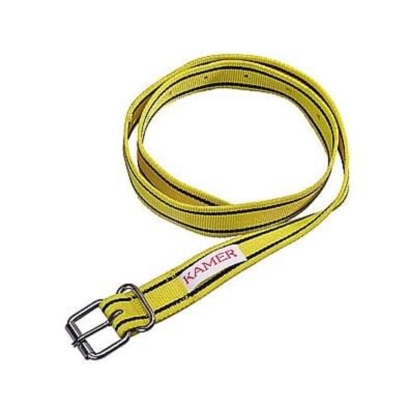 Horizont Tier-Halsband Nylon-Halsriemen für Kühe (120 cm) schwarz gelb