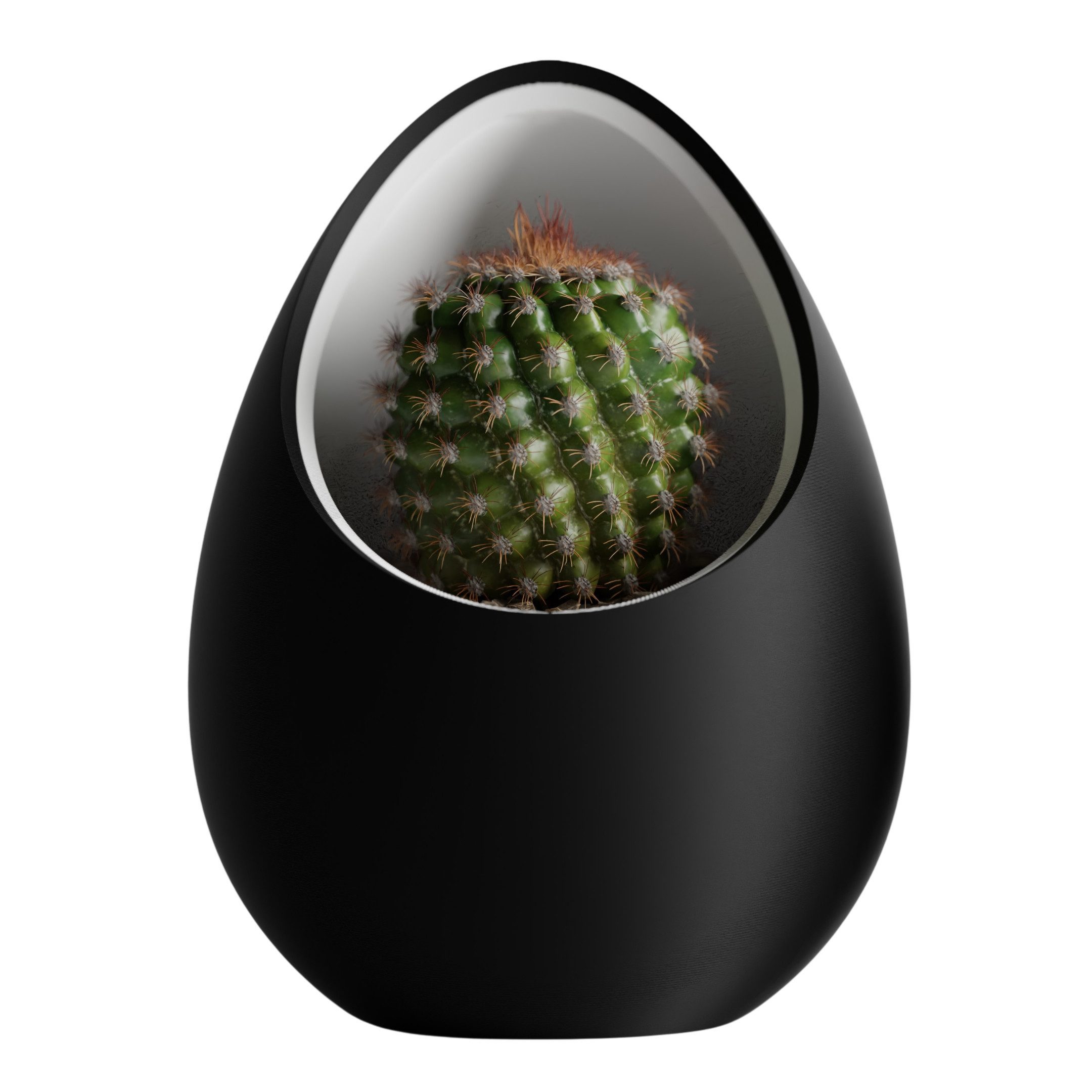 Shapes - Decorations Blumentopf Nuvia Planter – Inspired by the idea of a nest. (Topf und Einsatz), Two-Tone Design