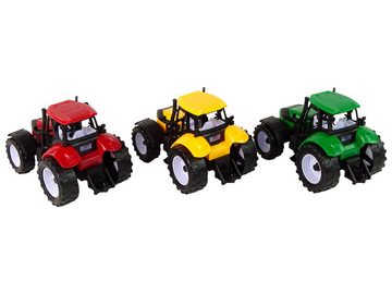 LEAN Toys Spielzeug-Traktor Traktoren Set Spielzeug Landmaschinen Landwirtschaftsfahrzeuge Spiel