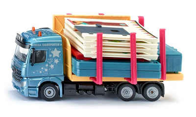 Siku Spielzeug-Auto Siku Haustransporter mit Haus