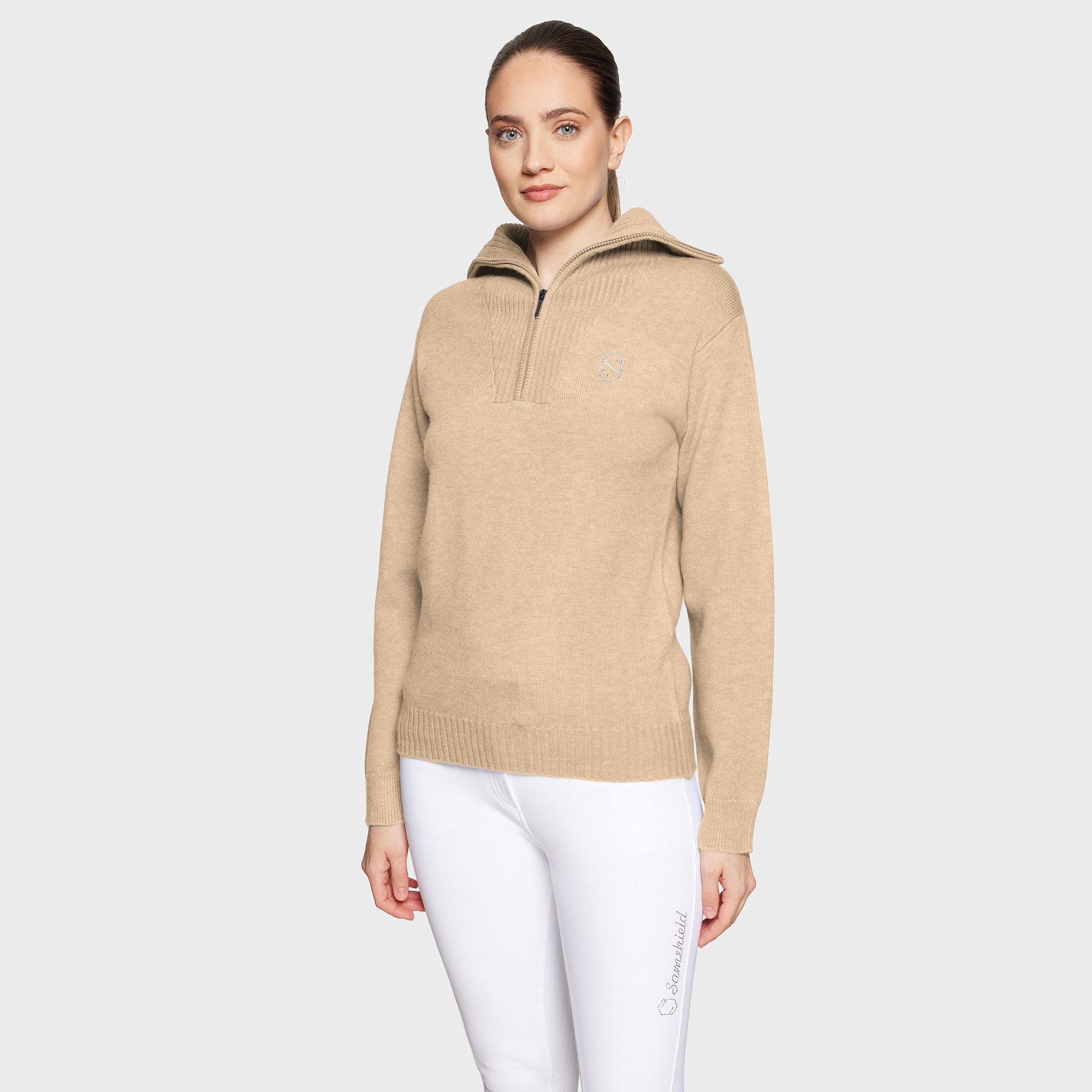Samshield Longsweatshirt Pullover Damen Suzanne in vanilla