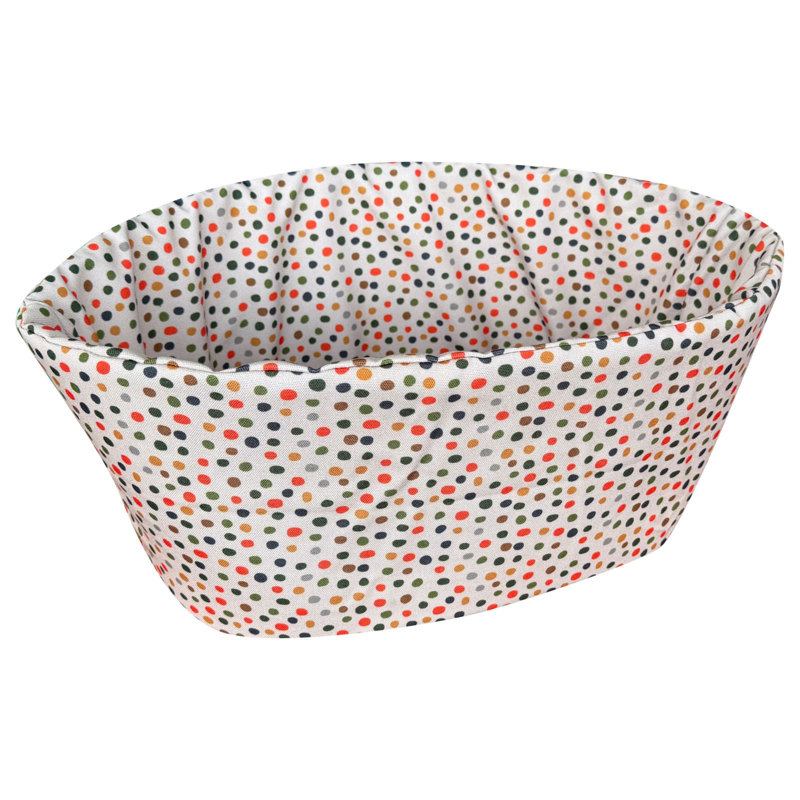 Aumüller Tierfahrradkorb hohe Polstereinlage CONFETTI für Fahrradkorb-Modelle 11/810/*** und...