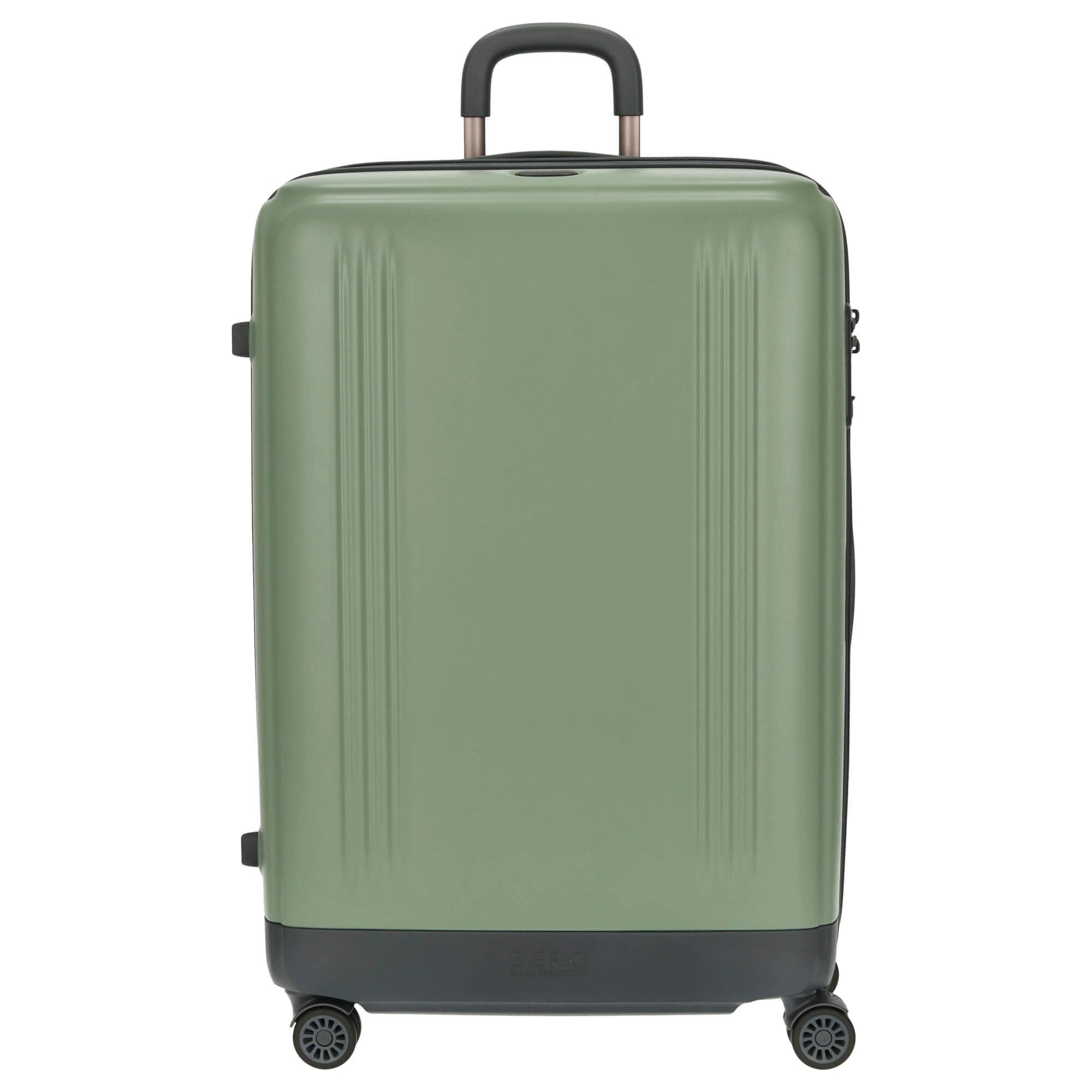 Zero Halliburton Koffer Edge Light - 4-Rollen-Trolley 78 cm (sage), 4 Rollen Rollen