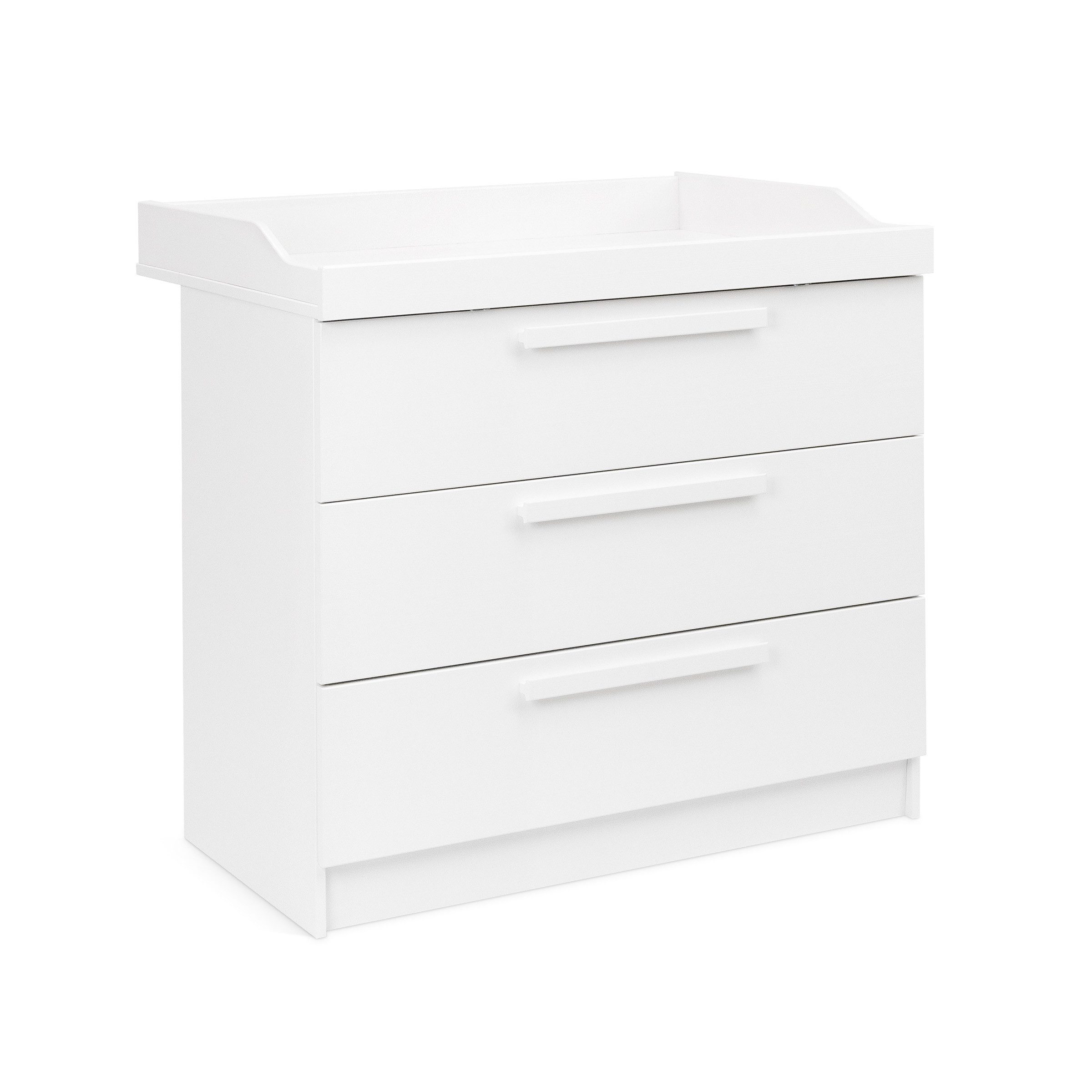 Wickelkommode Linia mit abnehmbarem Wickelaufsatz aus Kiefer