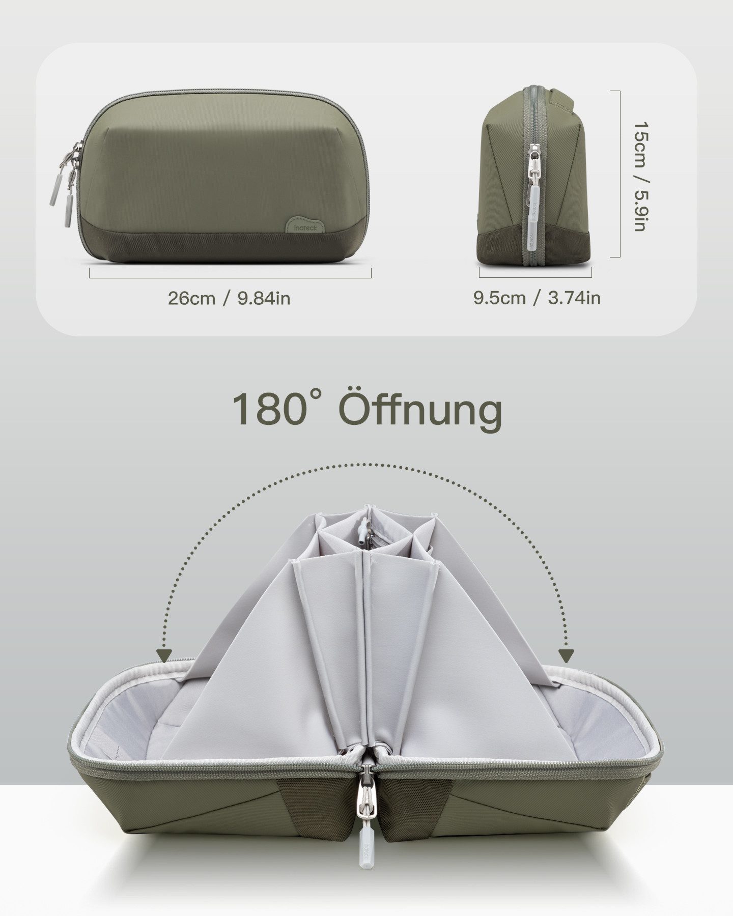 Inateck Taschenorganizer Zubehörtasche Reisetasche Elektroniktasche günstig online kaufen