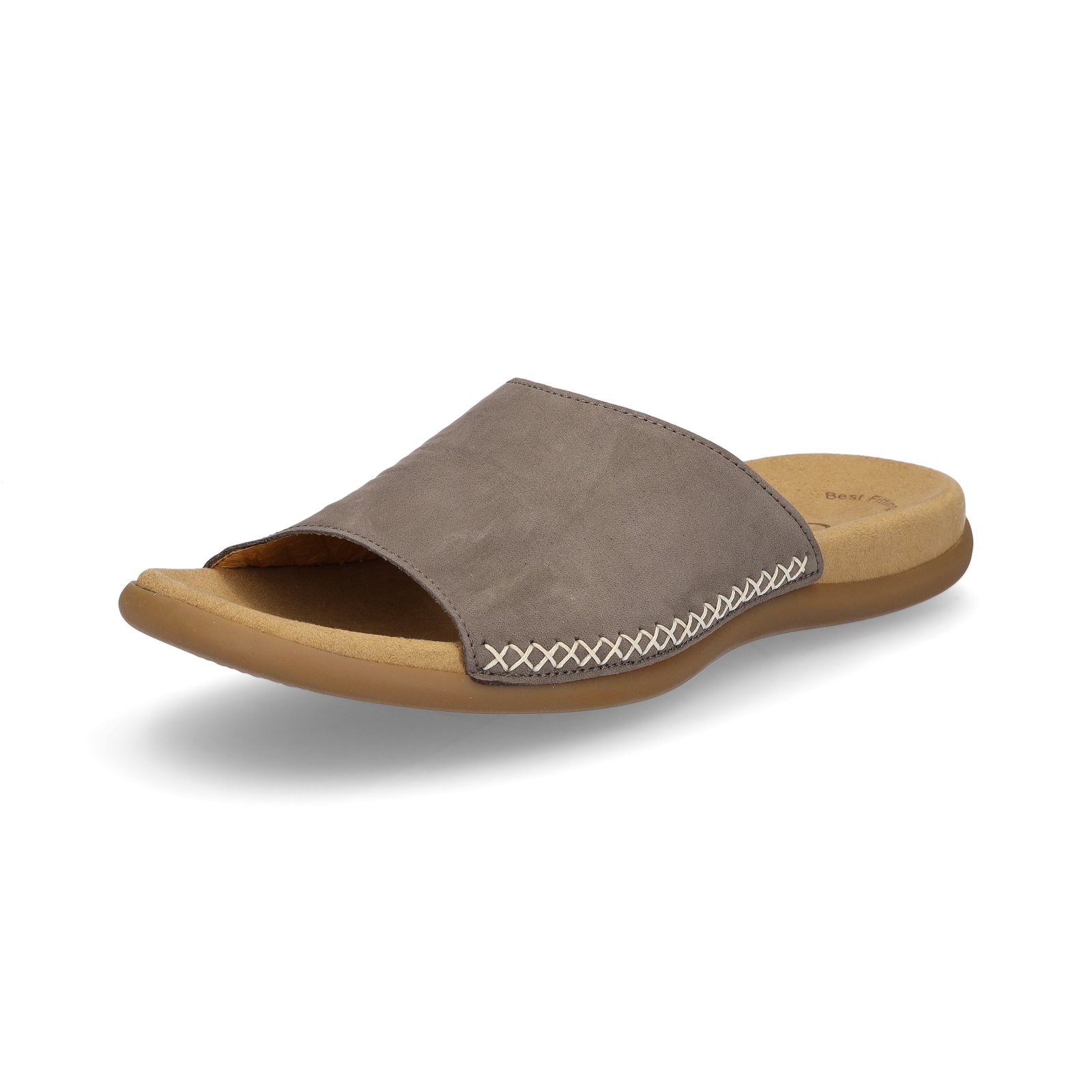 Gabor Gabor Damen Leder Pantolette taupe Pantolette