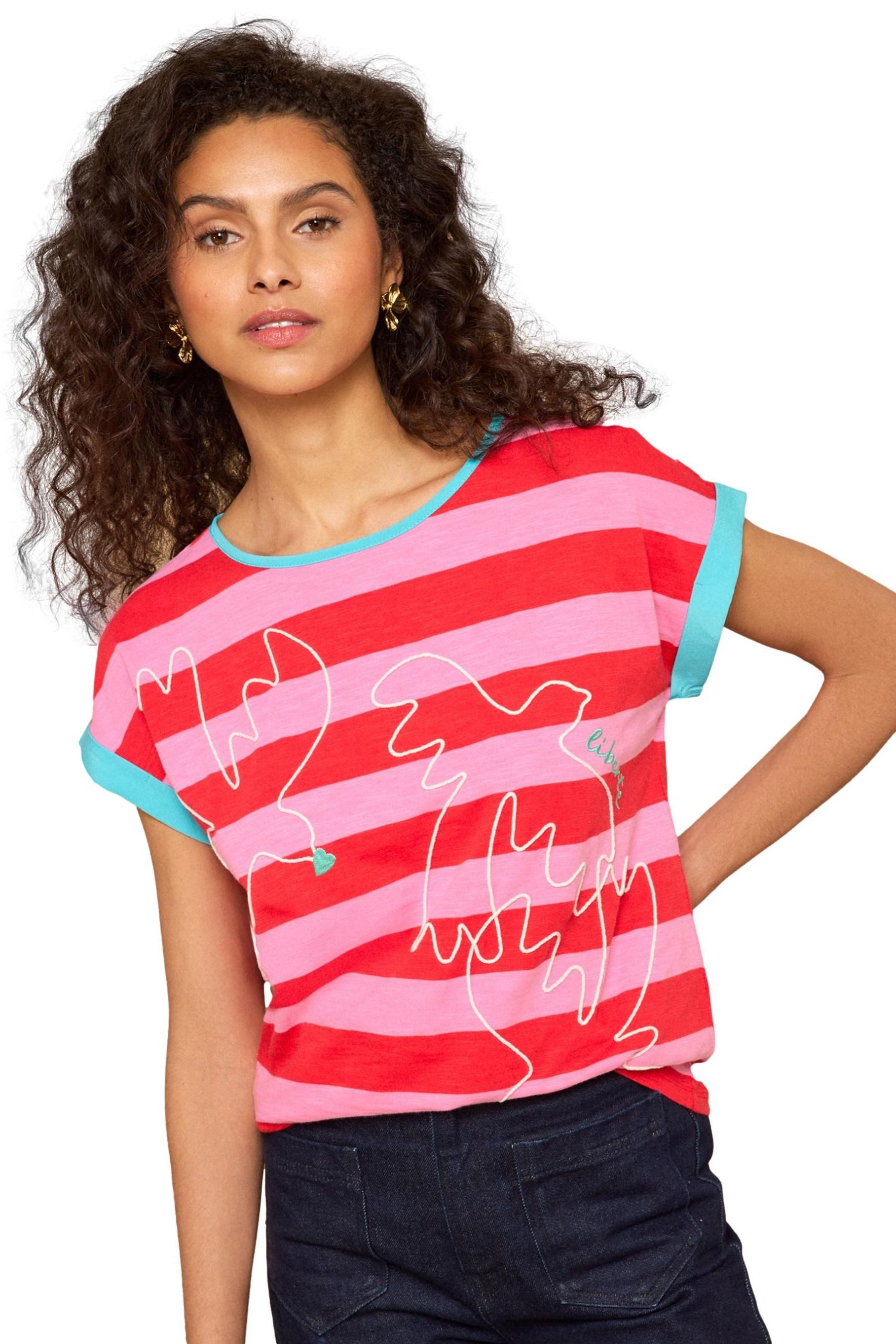 Love & Roses T-Shirt Love & Roses Rundhals-T-Shirt, Regular (1-tlg) günstig online kaufen