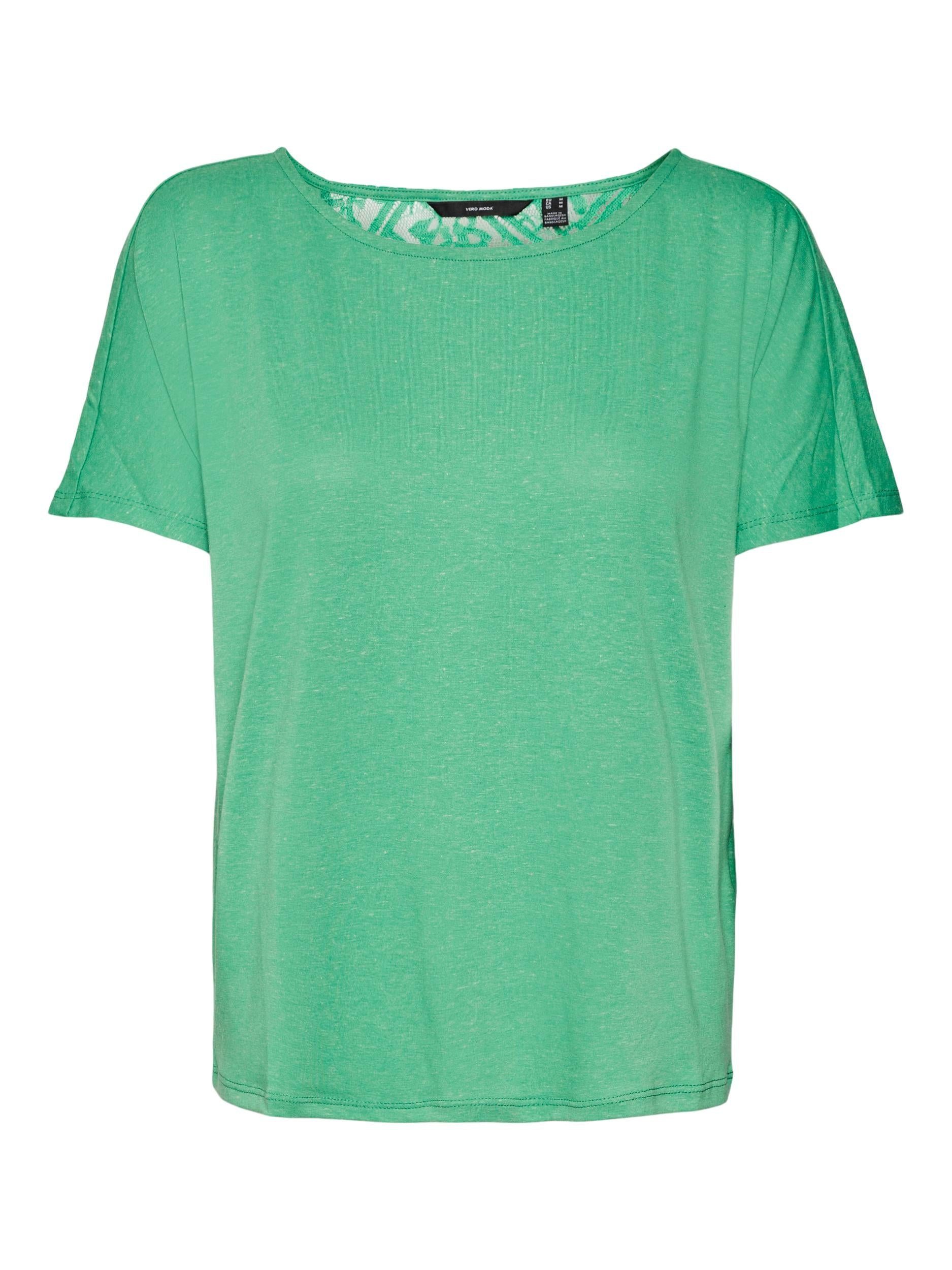 Vero Moda T-Shirt Marijune (1-tlg) Bright Green