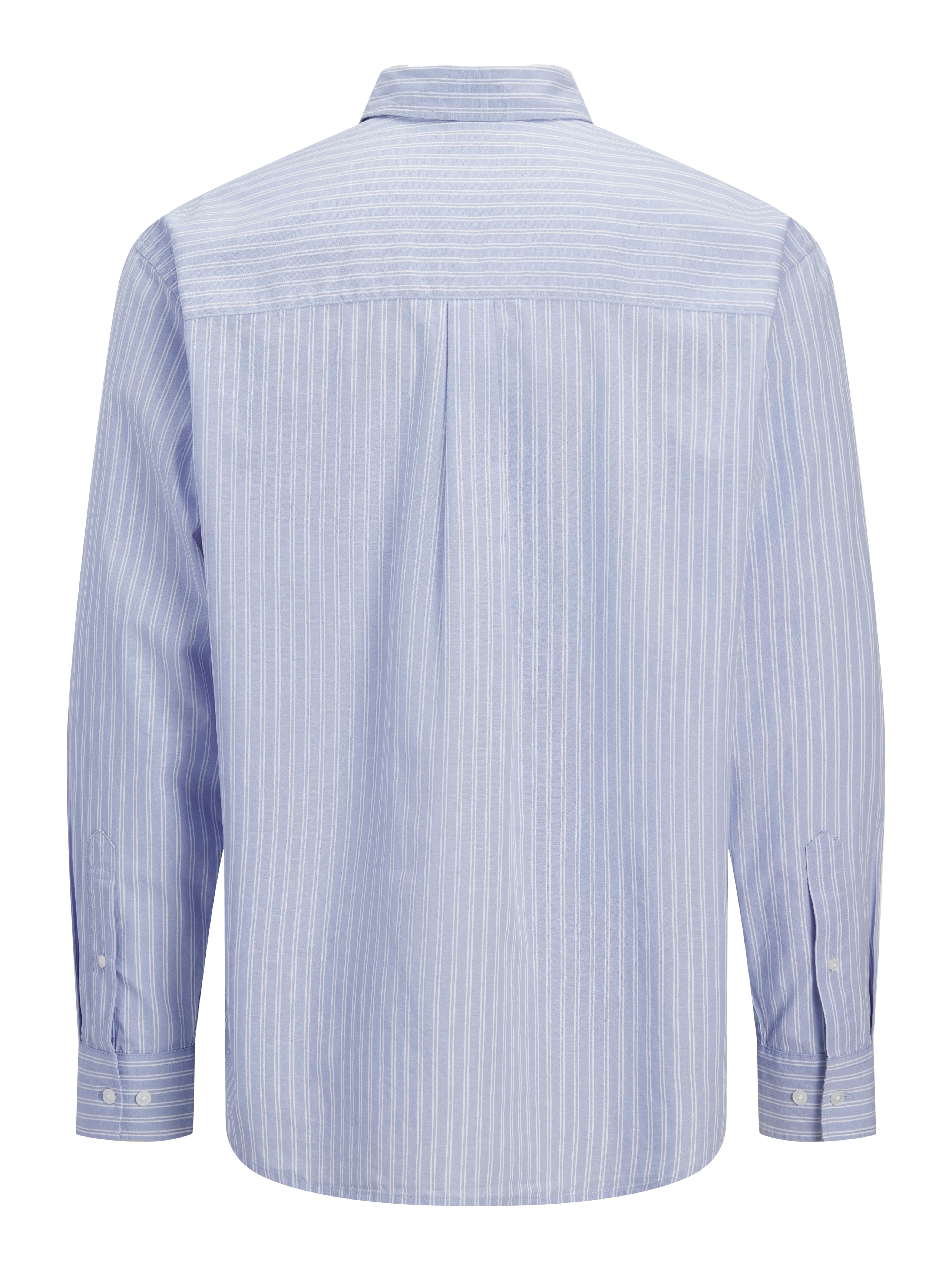 Jack & Jones Langarmhemd JJCOLE POPLIN STRIPE SHIRT LS
