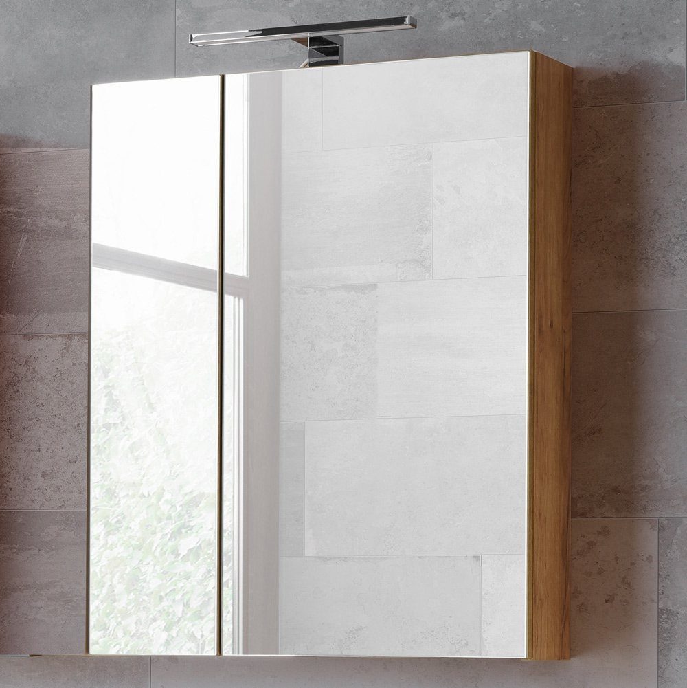 Lomadox Waschtisch-Set TOSKANA-56, (Spar-Set, 11-St., 11-tlg), weiß & Wotan günstig online kaufen