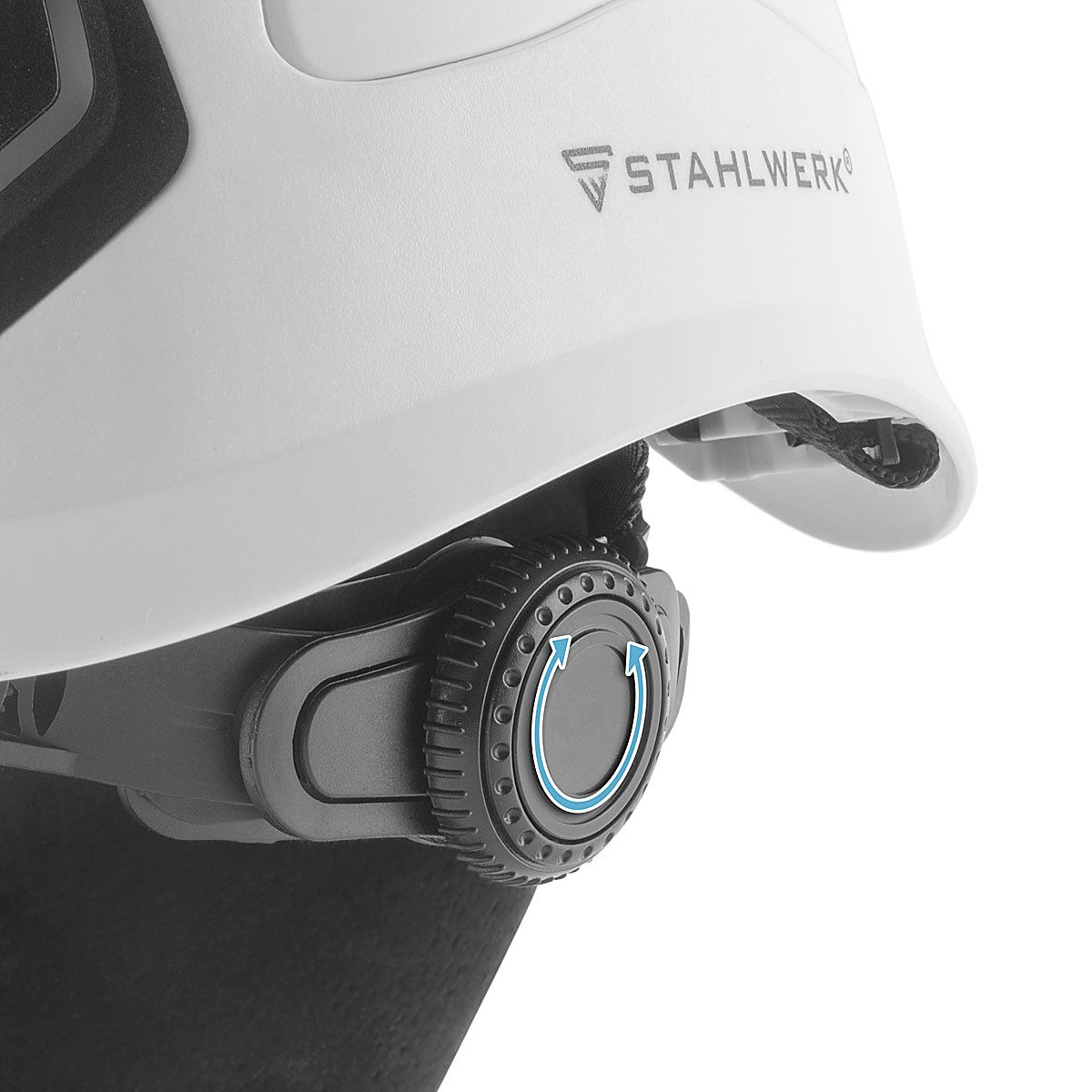 STAHLWERK Schutzhelm mit Visier EN397 EN166 Forsthelm Sicherheitshelm Augenschutz PSA (Packung, 1-tlg., Einzelartikel), integrierten Stirnpolster