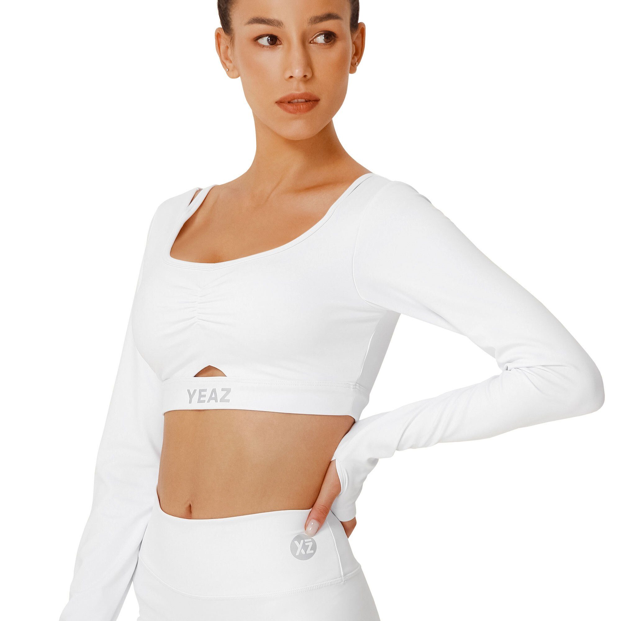 YEAZ Yogatop HORIZON Long Shirt (1-tlg) Perfekt für leichte, mittlere und starke Aktivitäten