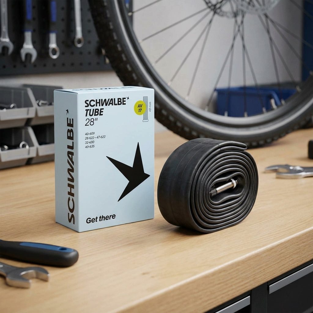 Schwalbe Fahrradschlauch Schwalbe AV17 Fahrradschlauch 28 Zoll (28/47-622/635) - Auto-Ventil 40