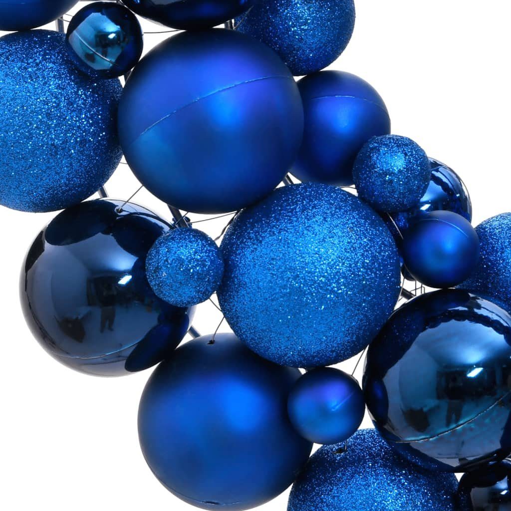 Christbaumschmuck Weihnachtskranz Blau cm (1-tlg) 45 vidaXL Polystyrol