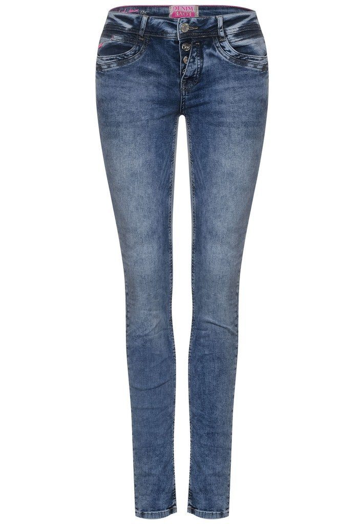 STREET ONE Bequeme Jeans Da.Jeans ONE / Style QR Crissi,lw,blue / STREET
