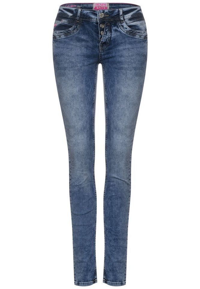 ONE ONE STREET Crissi,lw,blue STREET Bequeme Style / / Jeans Da.Jeans QR