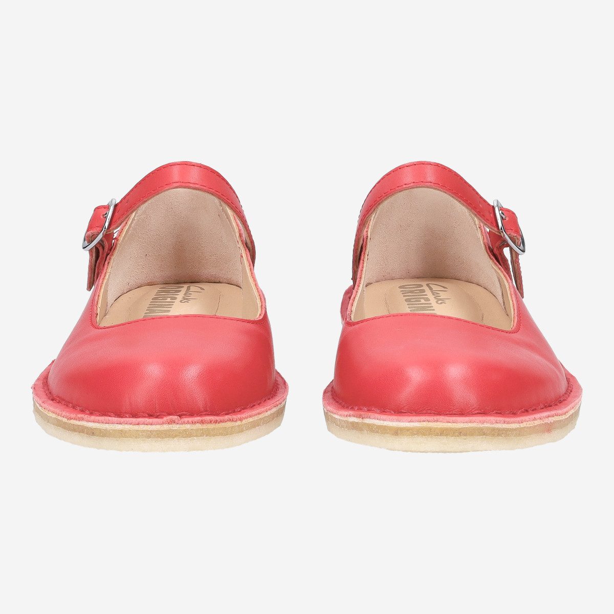 Clarks Clarks Desert Jane 26180675 4, Ballerina in Rot für Damen Ballerina