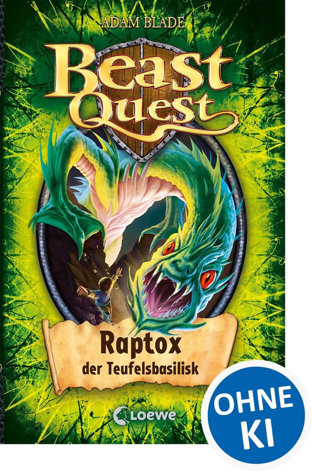 Kinderbuch Raptox, der Teufelsbasilisk / Beast Quest Band 39 Spannungsreiche Aben Adam Blade