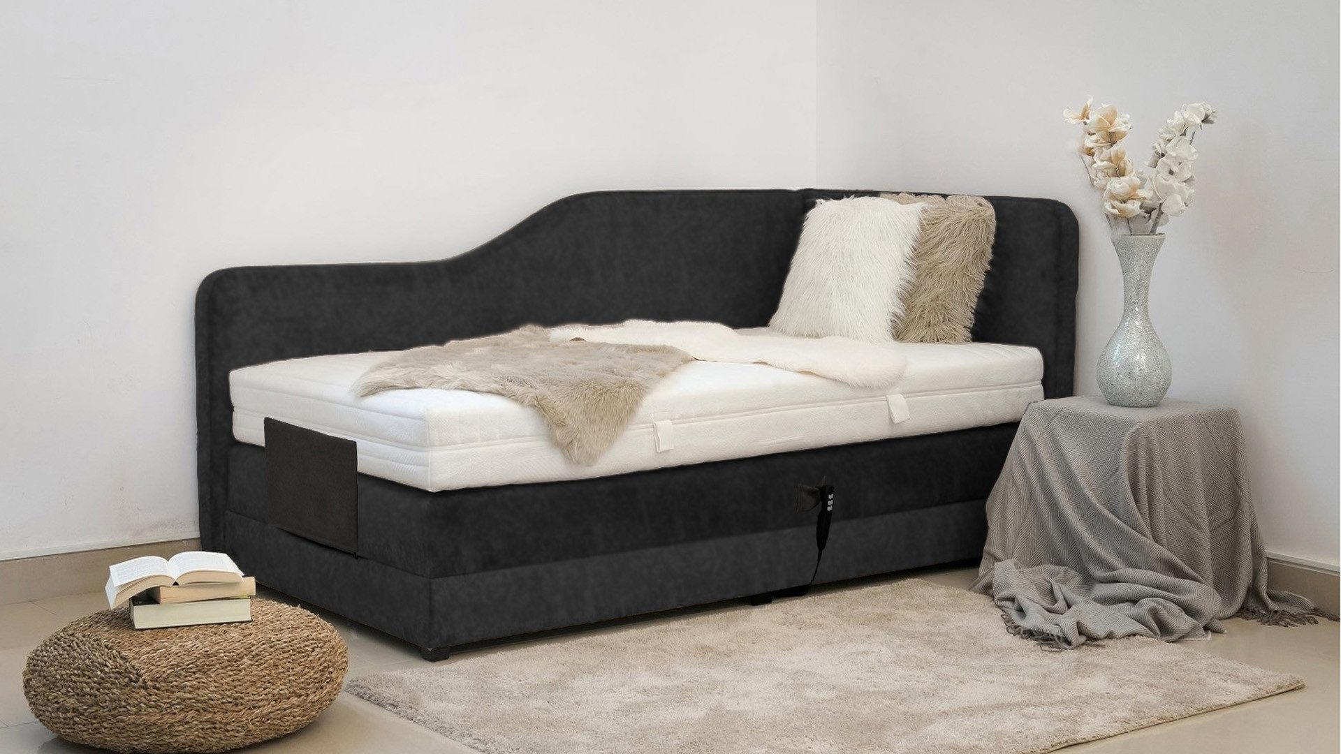 PAARA Boxspringbett Box Alexandria elektrisch verstellbar günstig online kaufen
