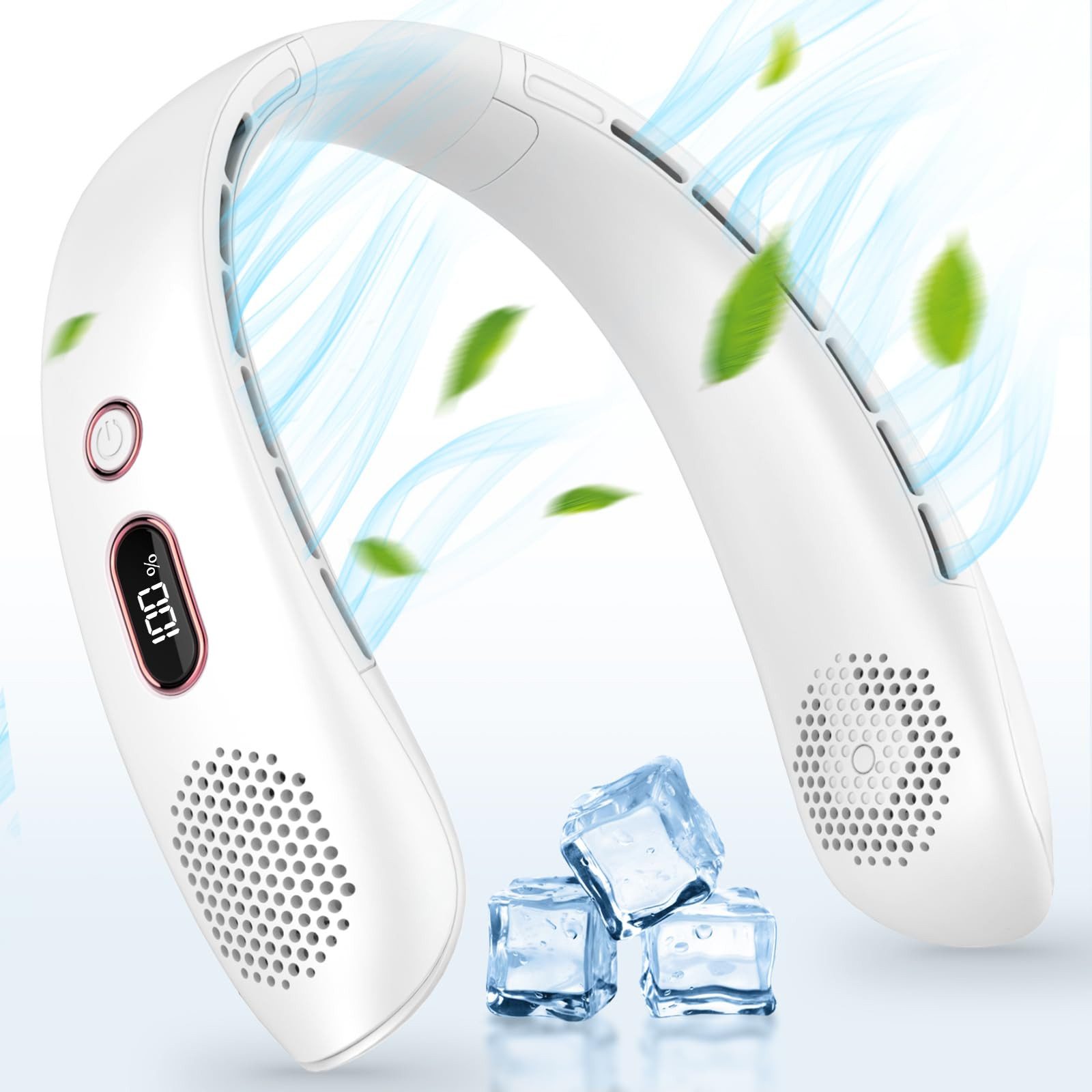 Mini USB-Ventilator Mini USB-Ventilator Nackenventilator, Tragbarer, 360° Geräuscharm