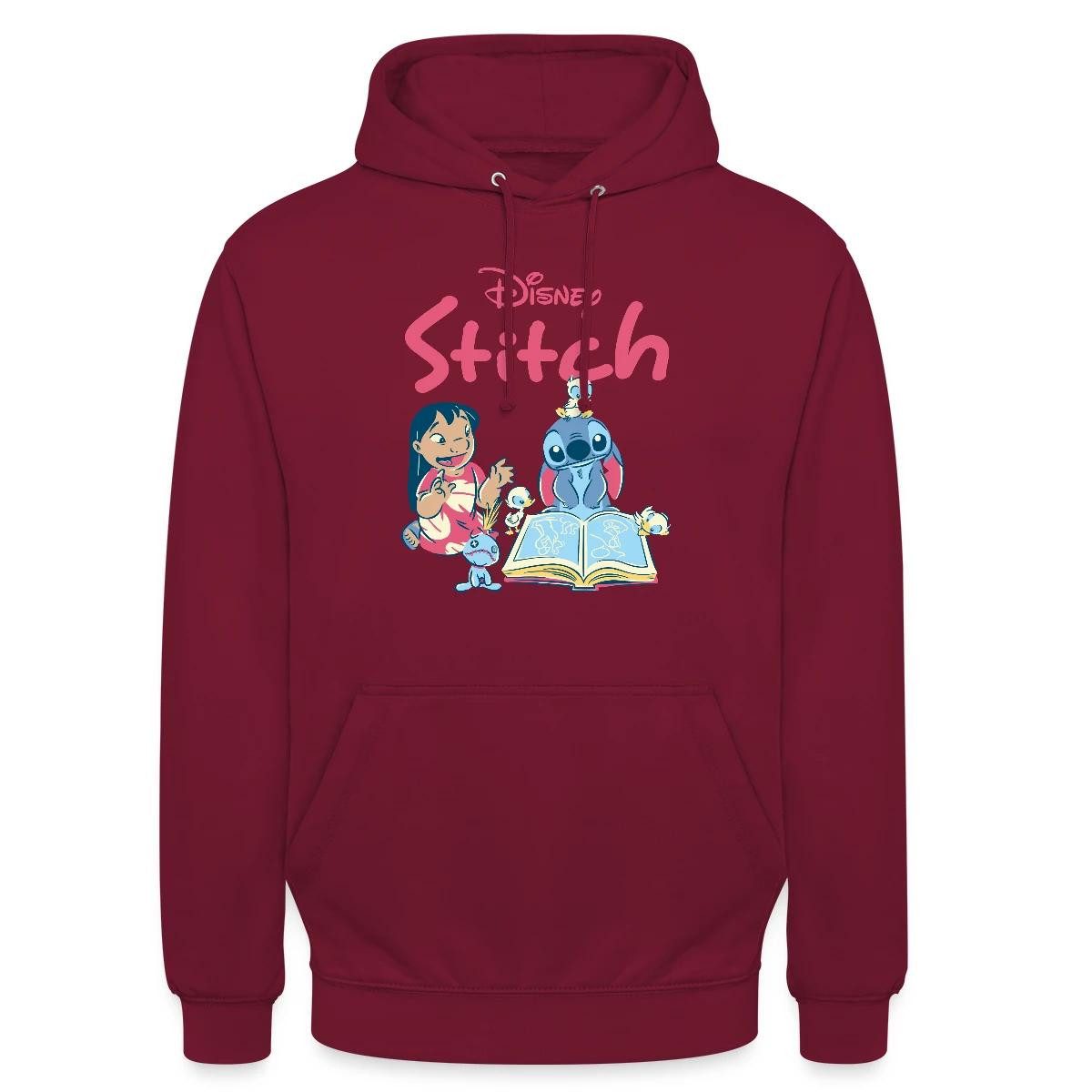 Hoodie Lilo & Stitch Mit Buch Unisex Hoodie