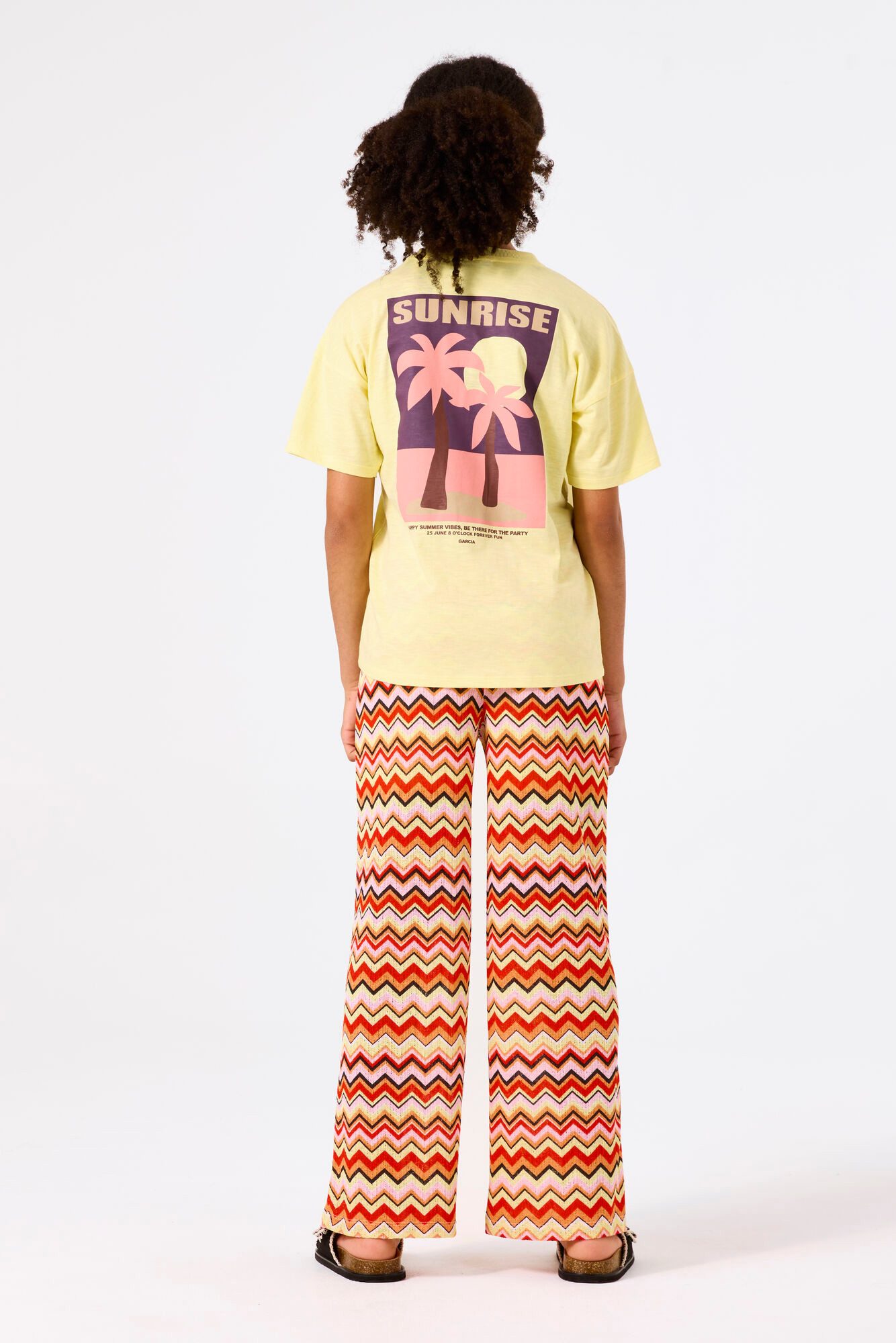 Garcia Strandhose Chevron-Muster
