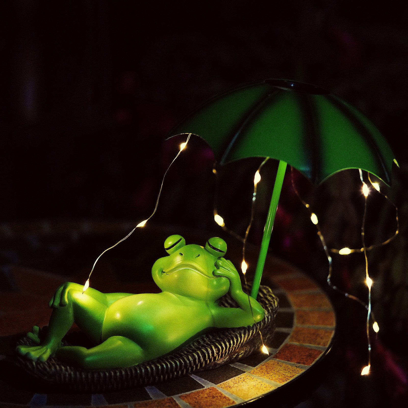 BlingBin LED Solarleuchte Outdoor Solar Frosch günstig online kaufen